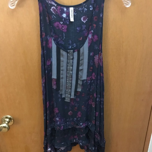 High-low Ruffled Tunic Top - Picture 2 of 5